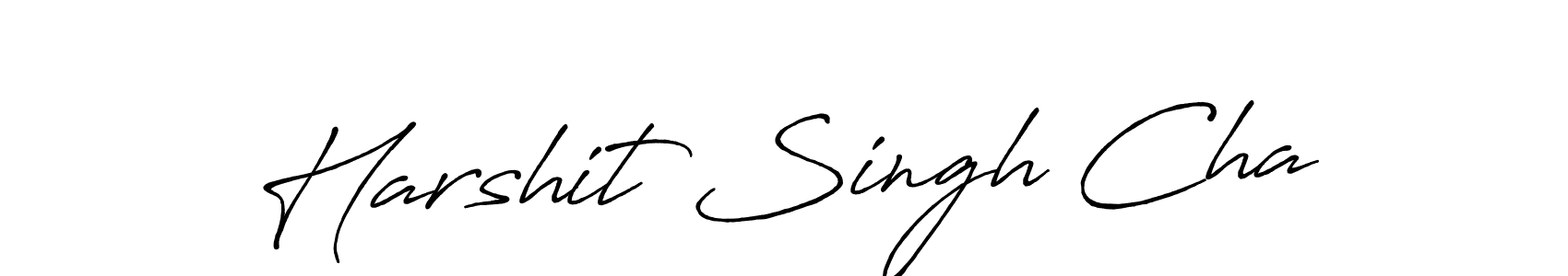 Use a signature maker to create a handwritten signature online. With this signature software, you can design (Antro_Vectra_Bolder) your own signature for name Harshit Singh Cha. Harshit Singh Cha signature style 7 images and pictures png