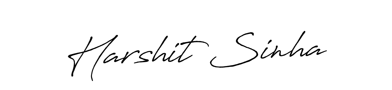 Make a beautiful signature design for name Harshit Sinha. Use this online signature maker to create a handwritten signature for free. Harshit Sinha signature style 7 images and pictures png