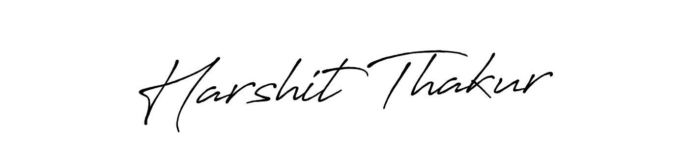 Use a signature maker to create a handwritten signature online. With this signature software, you can design (Antro_Vectra_Bolder) your own signature for name Harshit Thakur. Harshit Thakur signature style 7 images and pictures png