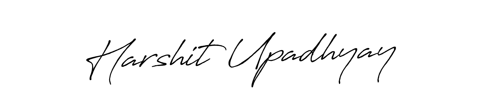 Design your own signature with our free online signature maker. With this signature software, you can create a handwritten (Antro_Vectra_Bolder) signature for name Harshit Upadhyay. Harshit Upadhyay signature style 7 images and pictures png