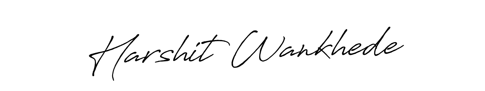 Best and Professional Signature Style for Harshit Wankhede. Antro_Vectra_Bolder Best Signature Style Collection. Harshit Wankhede signature style 7 images and pictures png