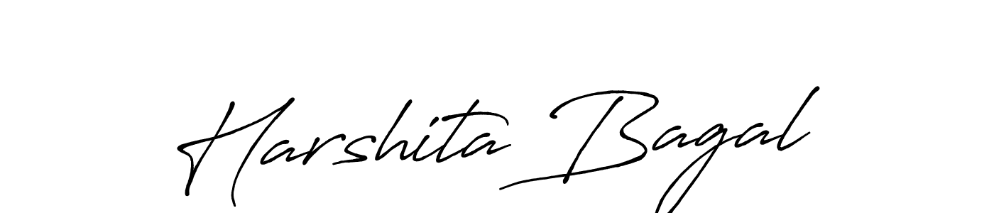 Similarly Antro_Vectra_Bolder is the best handwritten signature design. Signature creator online .You can use it as an online autograph creator for name Harshita Bagal. Harshita Bagal signature style 7 images and pictures png