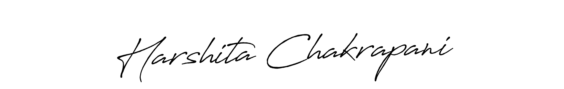 Also we have Harshita Chakrapani name is the best signature style. Create professional handwritten signature collection using Antro_Vectra_Bolder autograph style. Harshita Chakrapani signature style 7 images and pictures png