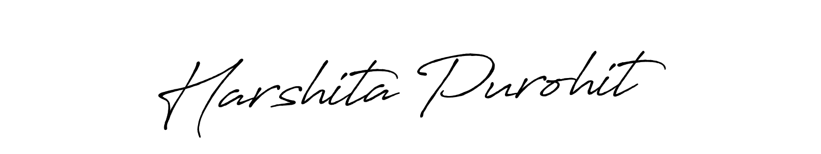 Once you've used our free online signature maker to create your best signature Antro_Vectra_Bolder style, it's time to enjoy all of the benefits that Harshita Purohit name signing documents. Harshita Purohit signature style 7 images and pictures png