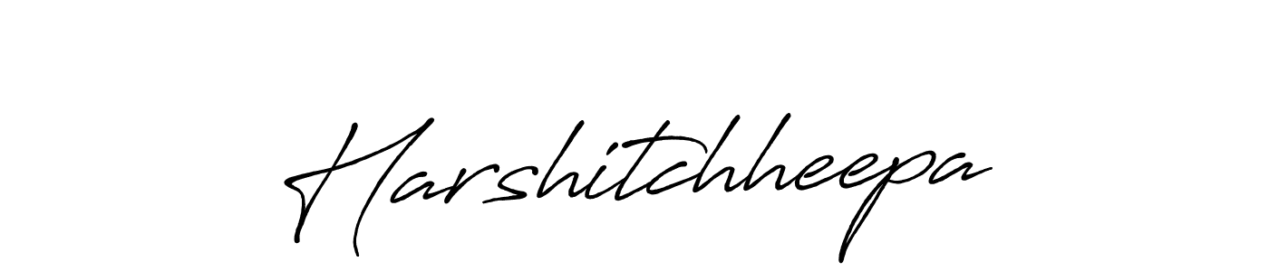 Design your own signature with our free online signature maker. With this signature software, you can create a handwritten (Antro_Vectra_Bolder) signature for name Harshitchheepa. Harshitchheepa signature style 7 images and pictures png