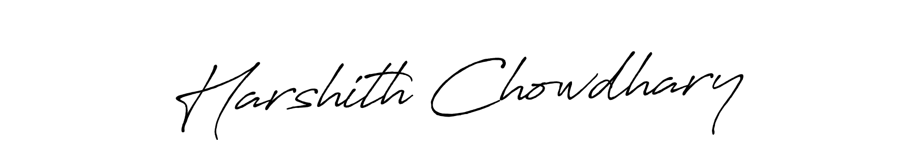 Make a beautiful signature design for name Harshith Chowdhary. Use this online signature maker to create a handwritten signature for free. Harshith Chowdhary signature style 7 images and pictures png