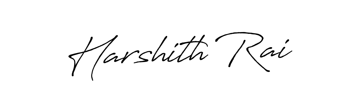 You should practise on your own different ways (Antro_Vectra_Bolder) to write your name (Harshith Rai) in signature. don't let someone else do it for you. Harshith Rai signature style 7 images and pictures png