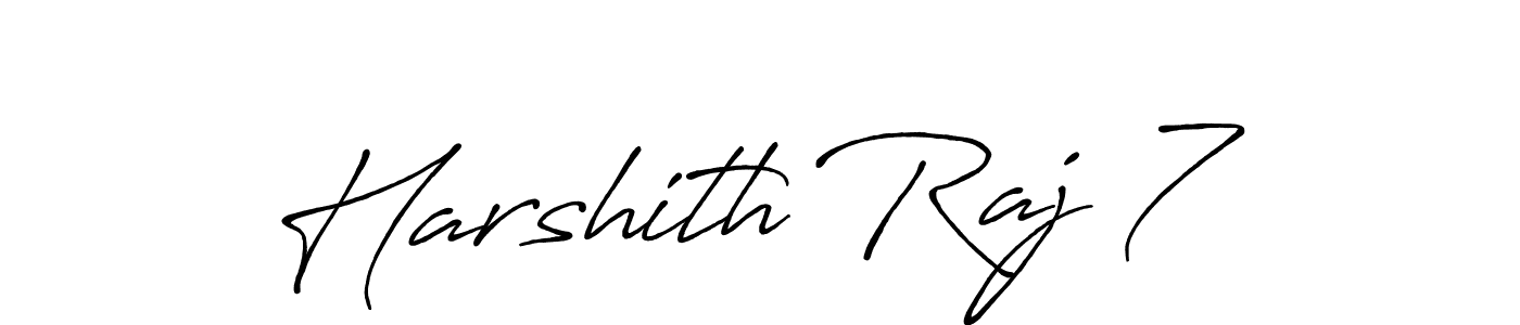 Create a beautiful signature design for name Harshith Raj 7. With this signature (Antro_Vectra_Bolder) fonts, you can make a handwritten signature for free. Harshith Raj 7 signature style 7 images and pictures png