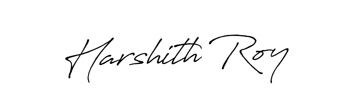 Antro_Vectra_Bolder is a professional signature style that is perfect for those who want to add a touch of class to their signature. It is also a great choice for those who want to make their signature more unique. Get Harshith Roy name to fancy signature for free. Harshith Roy signature style 7 images and pictures png