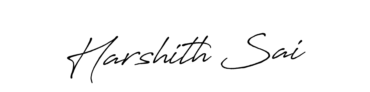 Once you've used our free online signature maker to create your best signature Antro_Vectra_Bolder style, it's time to enjoy all of the benefits that Harshith Sai name signing documents. Harshith Sai signature style 7 images and pictures png