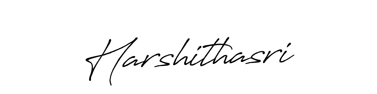 How to make Harshithasri signature? Antro_Vectra_Bolder is a professional autograph style. Create handwritten signature for Harshithasri name. Harshithasri signature style 7 images and pictures png