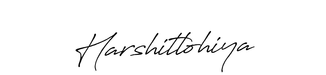 How to make Harshitlohiya signature? Antro_Vectra_Bolder is a professional autograph style. Create handwritten signature for Harshitlohiya name. Harshitlohiya signature style 7 images and pictures png