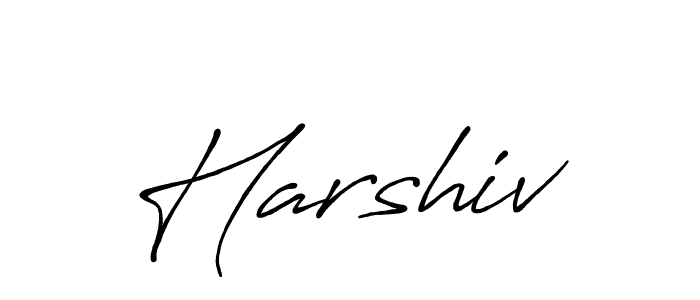 Also You can easily find your signature by using the search form. We will create Harshiv name handwritten signature images for you free of cost using Antro_Vectra_Bolder sign style. Harshiv signature style 7 images and pictures png