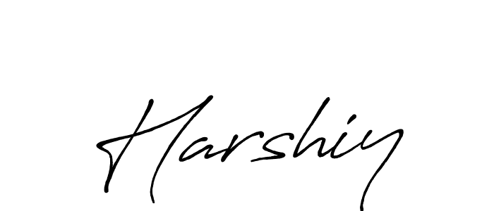 Harshiy stylish signature style. Best Handwritten Sign (Antro_Vectra_Bolder) for my name. Handwritten Signature Collection Ideas for my name Harshiy. Harshiy signature style 7 images and pictures png