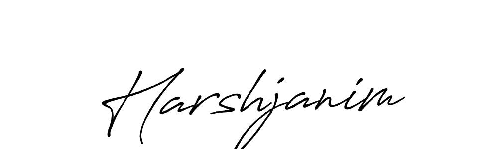 The best way (Antro_Vectra_Bolder) to make a short signature is to pick only two or three words in your name. The name Harshjanim include a total of six letters. For converting this name. Harshjanim signature style 7 images and pictures png