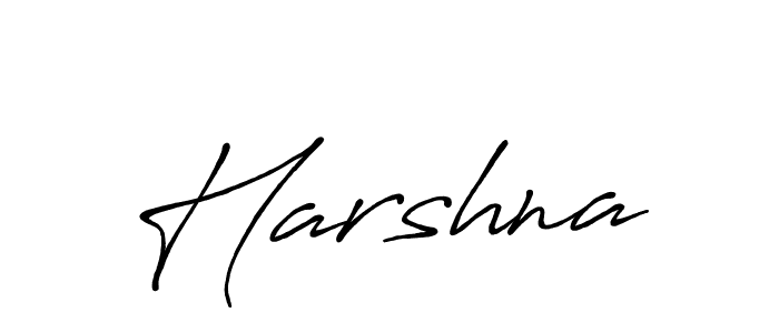 Make a beautiful signature design for name Harshna. With this signature (Antro_Vectra_Bolder) style, you can create a handwritten signature for free. Harshna signature style 7 images and pictures png