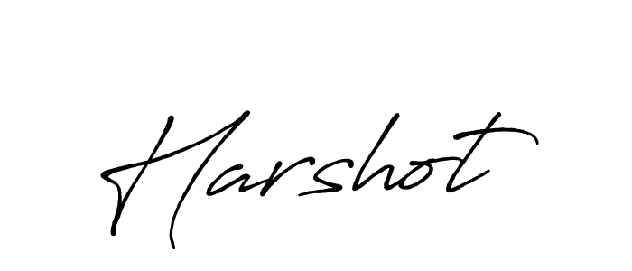 Also we have Harshot name is the best signature style. Create professional handwritten signature collection using Antro_Vectra_Bolder autograph style. Harshot signature style 7 images and pictures png