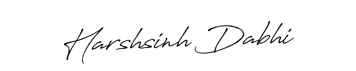 You can use this online signature creator to create a handwritten signature for the name Harshsinh Dabhi. This is the best online autograph maker. Harshsinh Dabhi signature style 7 images and pictures png