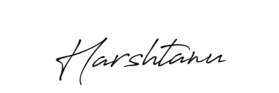 Make a beautiful signature design for name Harshtanu. With this signature (Antro_Vectra_Bolder) style, you can create a handwritten signature for free. Harshtanu signature style 7 images and pictures png