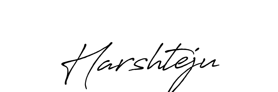 Also we have Harshteju name is the best signature style. Create professional handwritten signature collection using Antro_Vectra_Bolder autograph style. Harshteju signature style 7 images and pictures png