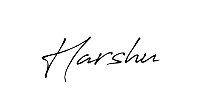 Also You can easily find your signature by using the search form. We will create Harshu  name handwritten signature images for you free of cost using Antro_Vectra_Bolder sign style. Harshu  signature style 7 images and pictures png