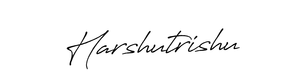 Design your own signature with our free online signature maker. With this signature software, you can create a handwritten (Antro_Vectra_Bolder) signature for name Harshutrishu. Harshutrishu signature style 7 images and pictures png