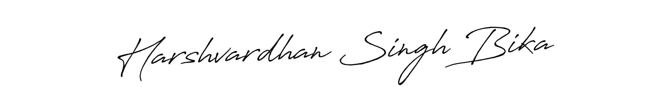 This is the best signature style for the Harshvardhan Singh Bika name. Also you like these signature font (Antro_Vectra_Bolder). Mix name signature. Harshvardhan Singh Bika signature style 7 images and pictures png