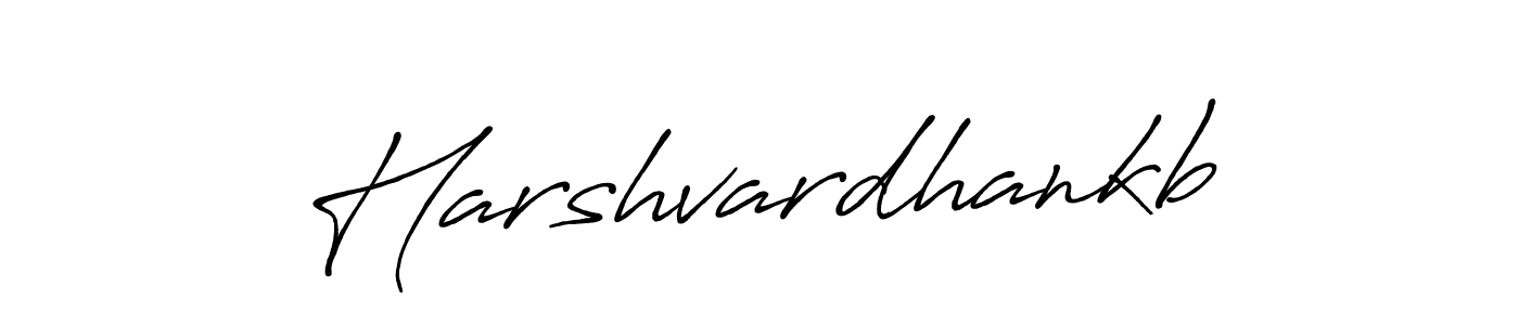 The best way (Antro_Vectra_Bolder) to make a short signature is to pick only two or three words in your name. The name Harshvardhankb include a total of six letters. For converting this name. Harshvardhankb signature style 7 images and pictures png