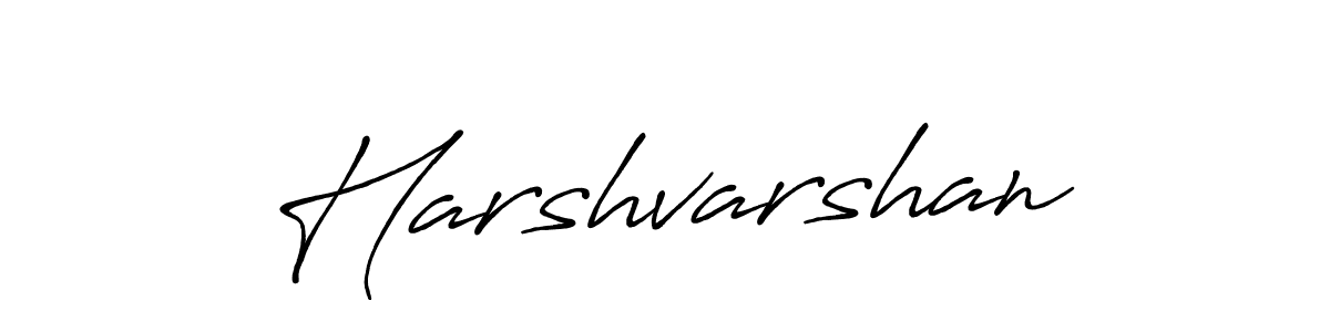 How to make Harshvarshan name signature. Use Antro_Vectra_Bolder style for creating short signs online. This is the latest handwritten sign. Harshvarshan signature style 7 images and pictures png