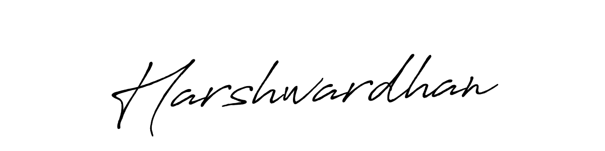 Make a beautiful signature design for name Harshwardhan. With this signature (Antro_Vectra_Bolder) style, you can create a handwritten signature for free. Harshwardhan signature style 7 images and pictures png