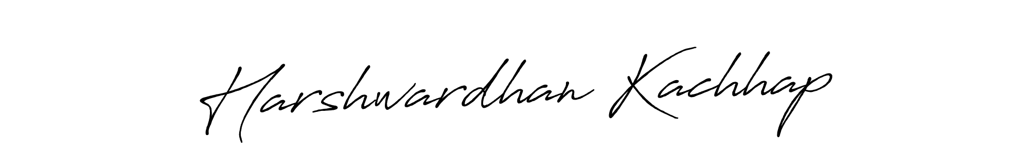 Make a beautiful signature design for name Harshwardhan Kachhap. With this signature (Antro_Vectra_Bolder) style, you can create a handwritten signature for free. Harshwardhan Kachhap signature style 7 images and pictures png