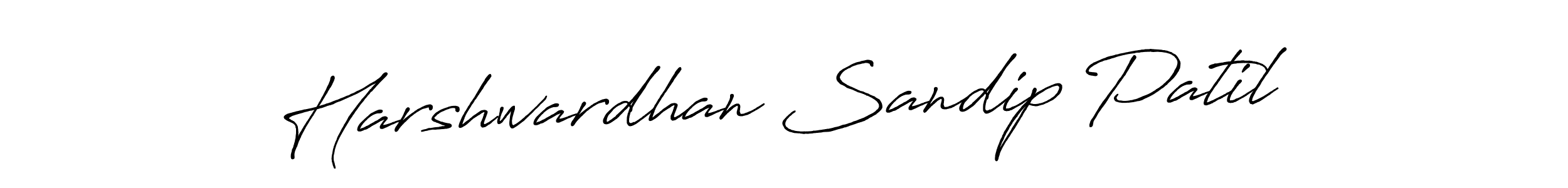 Harshwardhan Sandip Patil stylish signature style. Best Handwritten Sign (Antro_Vectra_Bolder) for my name. Handwritten Signature Collection Ideas for my name Harshwardhan Sandip Patil. Harshwardhan Sandip Patil signature style 7 images and pictures png