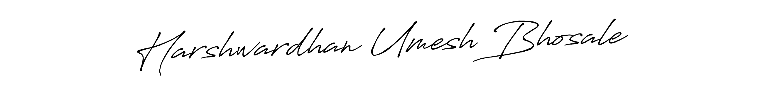 Also we have Harshwardhan Umesh Bhosale name is the best signature style. Create professional handwritten signature collection using Antro_Vectra_Bolder autograph style. Harshwardhan Umesh Bhosale signature style 7 images and pictures png