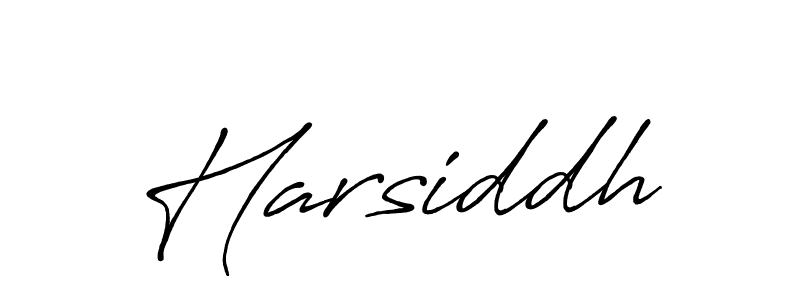 How to make Harsiddh name signature. Use Antro_Vectra_Bolder style for creating short signs online. This is the latest handwritten sign. Harsiddh signature style 7 images and pictures png