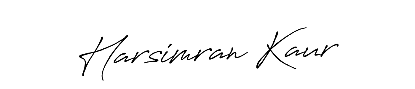 The best way (Antro_Vectra_Bolder) to make a short signature is to pick only two or three words in your name. The name Harsimran Kaur include a total of six letters. For converting this name. Harsimran Kaur signature style 7 images and pictures png