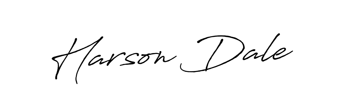 Make a beautiful signature design for name Harson Dale. Use this online signature maker to create a handwritten signature for free. Harson Dale signature style 7 images and pictures png