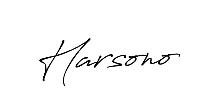 Also we have Harsono name is the best signature style. Create professional handwritten signature collection using Antro_Vectra_Bolder autograph style. Harsono signature style 7 images and pictures png