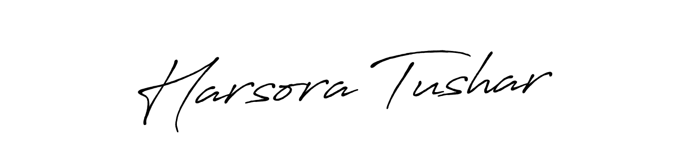 Harsora Tushar stylish signature style. Best Handwritten Sign (Antro_Vectra_Bolder) for my name. Handwritten Signature Collection Ideas for my name Harsora Tushar. Harsora Tushar signature style 7 images and pictures png