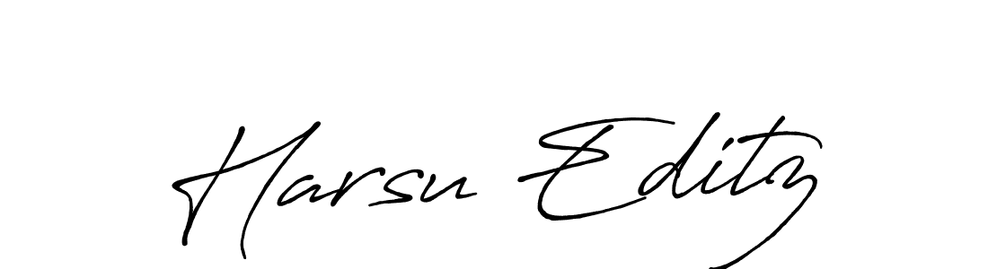 Make a short Harsu Editz signature style. Manage your documents anywhere anytime using Antro_Vectra_Bolder. Create and add eSignatures, submit forms, share and send files easily. Harsu Editz signature style 7 images and pictures png