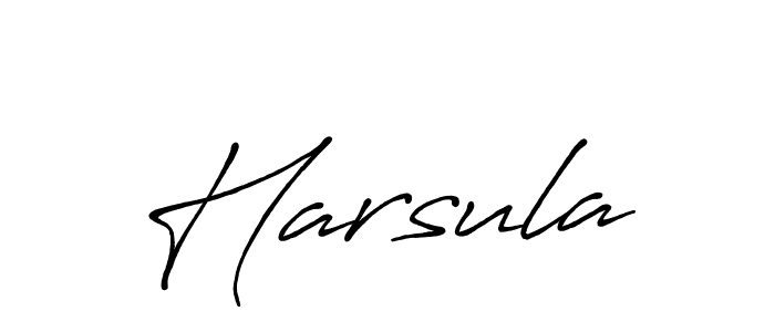 Harsula stylish signature style. Best Handwritten Sign (Antro_Vectra_Bolder) for my name. Handwritten Signature Collection Ideas for my name Harsula. Harsula signature style 7 images and pictures png