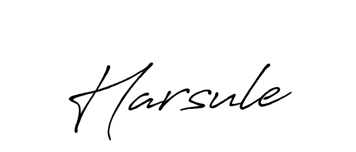 How to make Harsule signature? Antro_Vectra_Bolder is a professional autograph style. Create handwritten signature for Harsule name. Harsule signature style 7 images and pictures png