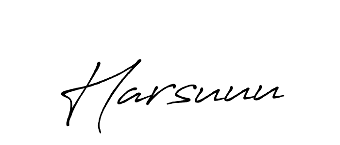 How to make Harsuuu signature? Antro_Vectra_Bolder is a professional autograph style. Create handwritten signature for Harsuuu name. Harsuuu signature style 7 images and pictures png