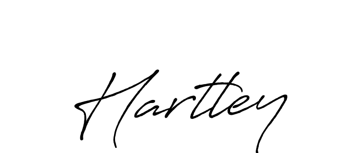 Use a signature maker to create a handwritten signature online. With this signature software, you can design (Antro_Vectra_Bolder) your own signature for name Hartley. Hartley signature style 7 images and pictures png