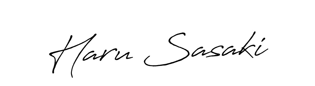 if you are searching for the best signature style for your name Haru Sasaki. so please give up your signature search. here we have designed multiple signature styles  using Antro_Vectra_Bolder. Haru Sasaki signature style 7 images and pictures png