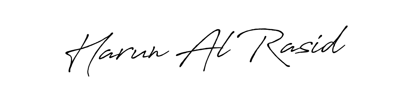 Use a signature maker to create a handwritten signature online. With this signature software, you can design (Antro_Vectra_Bolder) your own signature for name Harun Al Rasid. Harun Al Rasid signature style 7 images and pictures png
