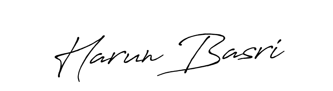 The best way (Antro_Vectra_Bolder) to make a short signature is to pick only two or three words in your name. The name Harun Basri include a total of six letters. For converting this name. Harun Basri signature style 7 images and pictures png