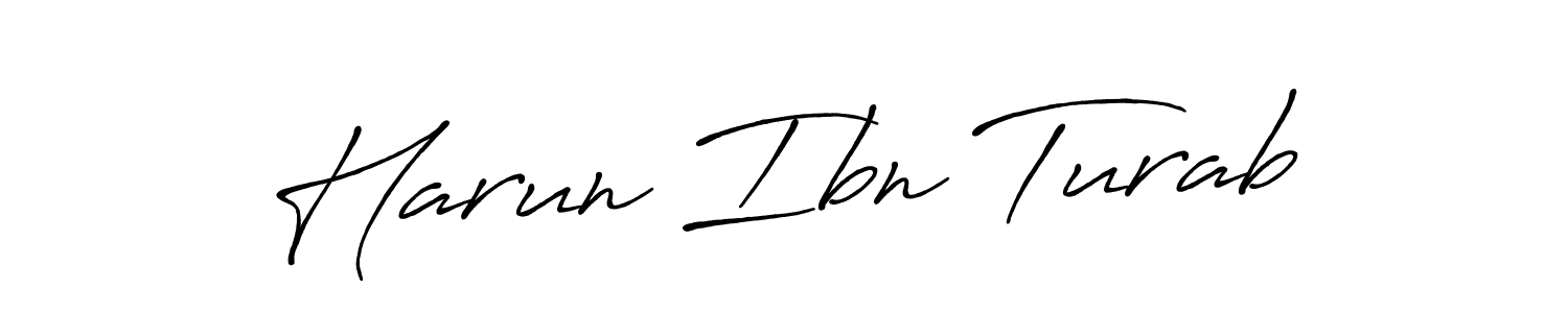 How to Draw Harun Ibn Turab signature style? Antro_Vectra_Bolder is a latest design signature styles for name Harun Ibn Turab. Harun Ibn Turab signature style 7 images and pictures png