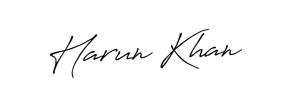 Make a beautiful signature design for name Harun Khan. Use this online signature maker to create a handwritten signature for free. Harun Khan signature style 7 images and pictures png