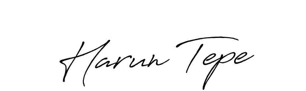 How to Draw Harun Tepe signature style? Antro_Vectra_Bolder is a latest design signature styles for name Harun Tepe. Harun Tepe signature style 7 images and pictures png