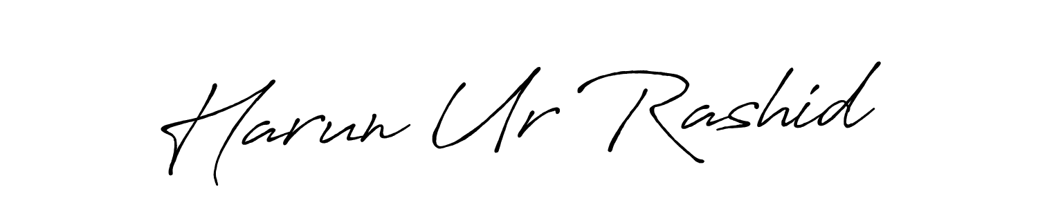 Similarly Antro_Vectra_Bolder is the best handwritten signature design. Signature creator online .You can use it as an online autograph creator for name Harun Ur Rashid. Harun Ur Rashid signature style 7 images and pictures png